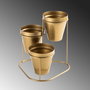 Aberto Design GED-014-B Accesorio Decorativo de Metal Dorado